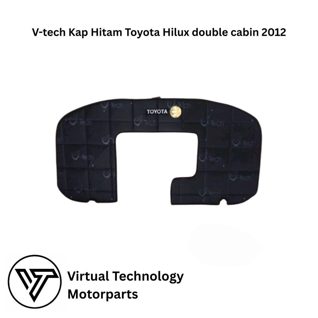 V-Tech Kap Hitam Toyota Hilux double cabin 2012