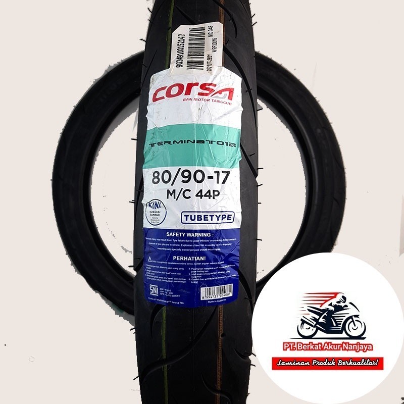 Corsa Terminator 80/90-17 ban Tubetype (non Tubeless) motor Bebek