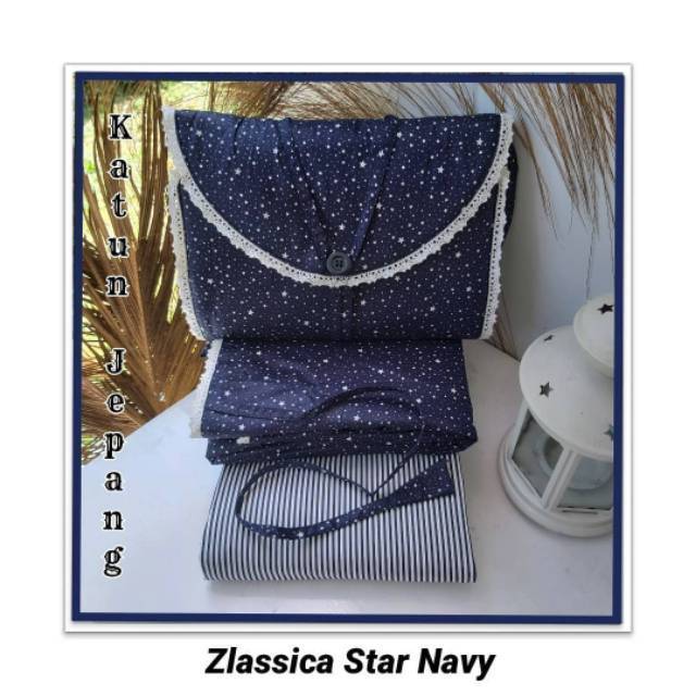Mukena Katun Jepang Ori Zlassica Star Series Jumbo