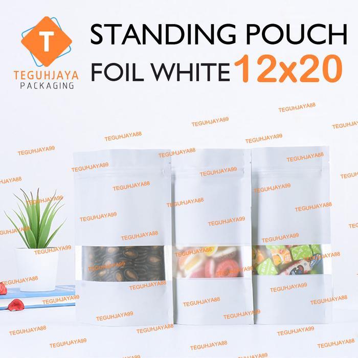 Standing Pouch Putih 12x20 Standing Pouch Window 12x20 - Putih