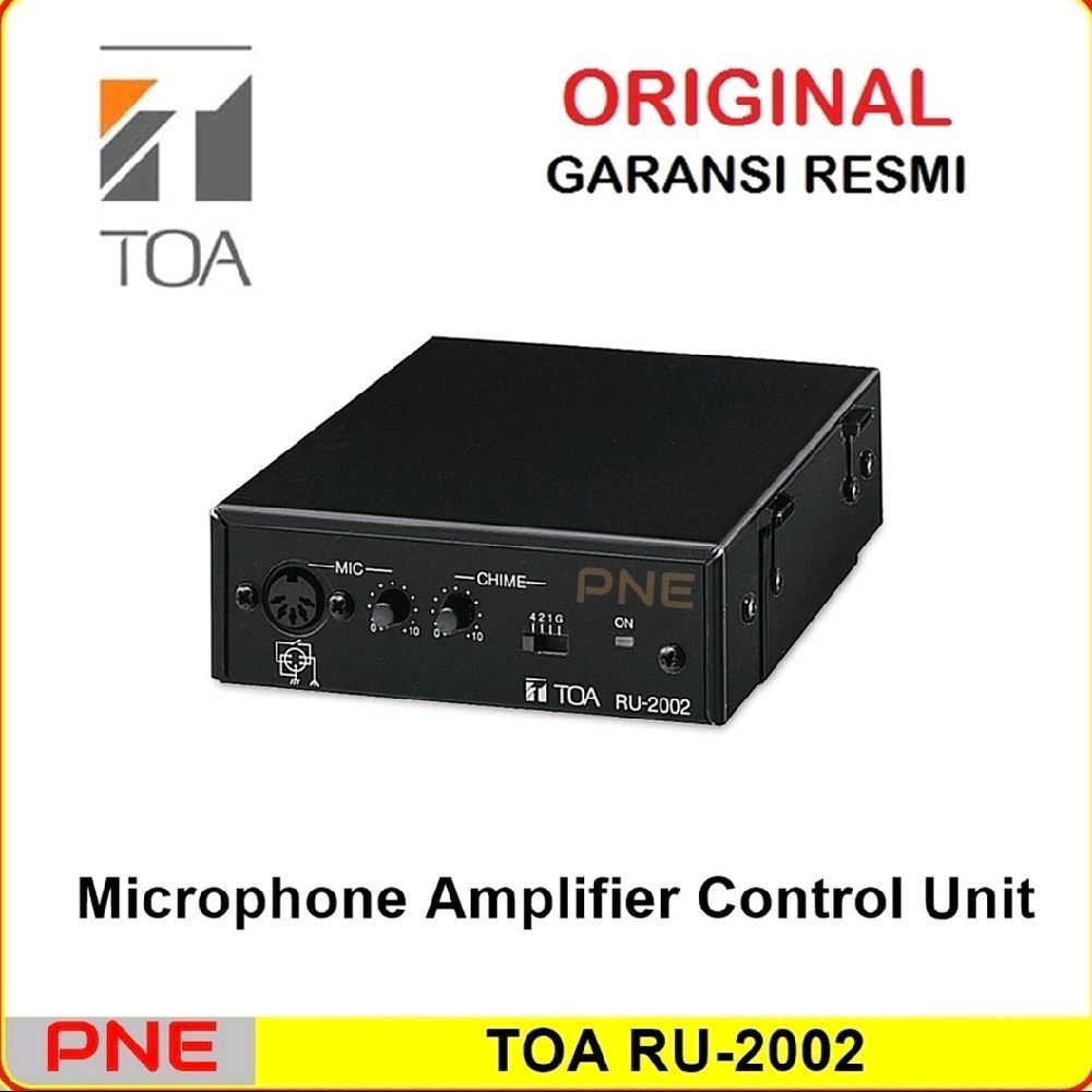 TOA Amplifier Mikrofon RU-2002 Kontrol Unit Original Garansi Resmi PNE