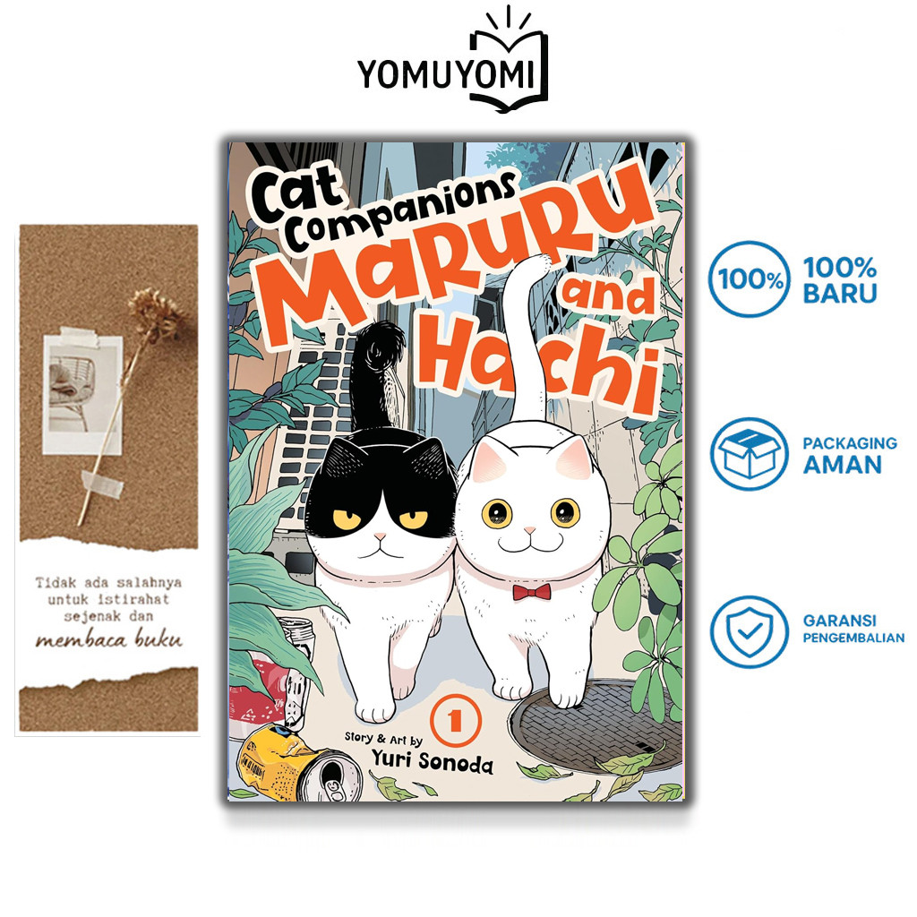 Cat Companions Maruru and Hachi (manga) Vol. 1 - 3 By yuri sonoda subtitle English