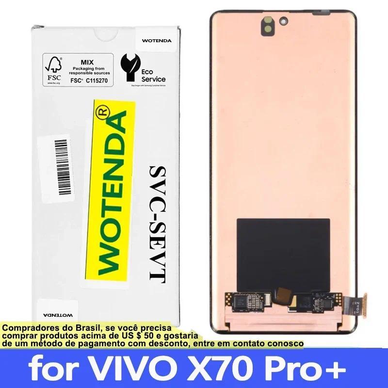 Original 6.78'' LTPO AMOLED 120Hz splay for Vivo X70 Pro Plus,LCD Tou Screen for Vivo X70 Pro+ Repla