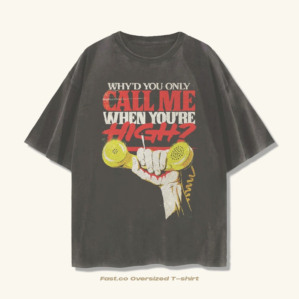 Arctic Monkeys T-shirt Oversized Tee | Kaos ARCTIC MONKEYS why you only call me Oversize