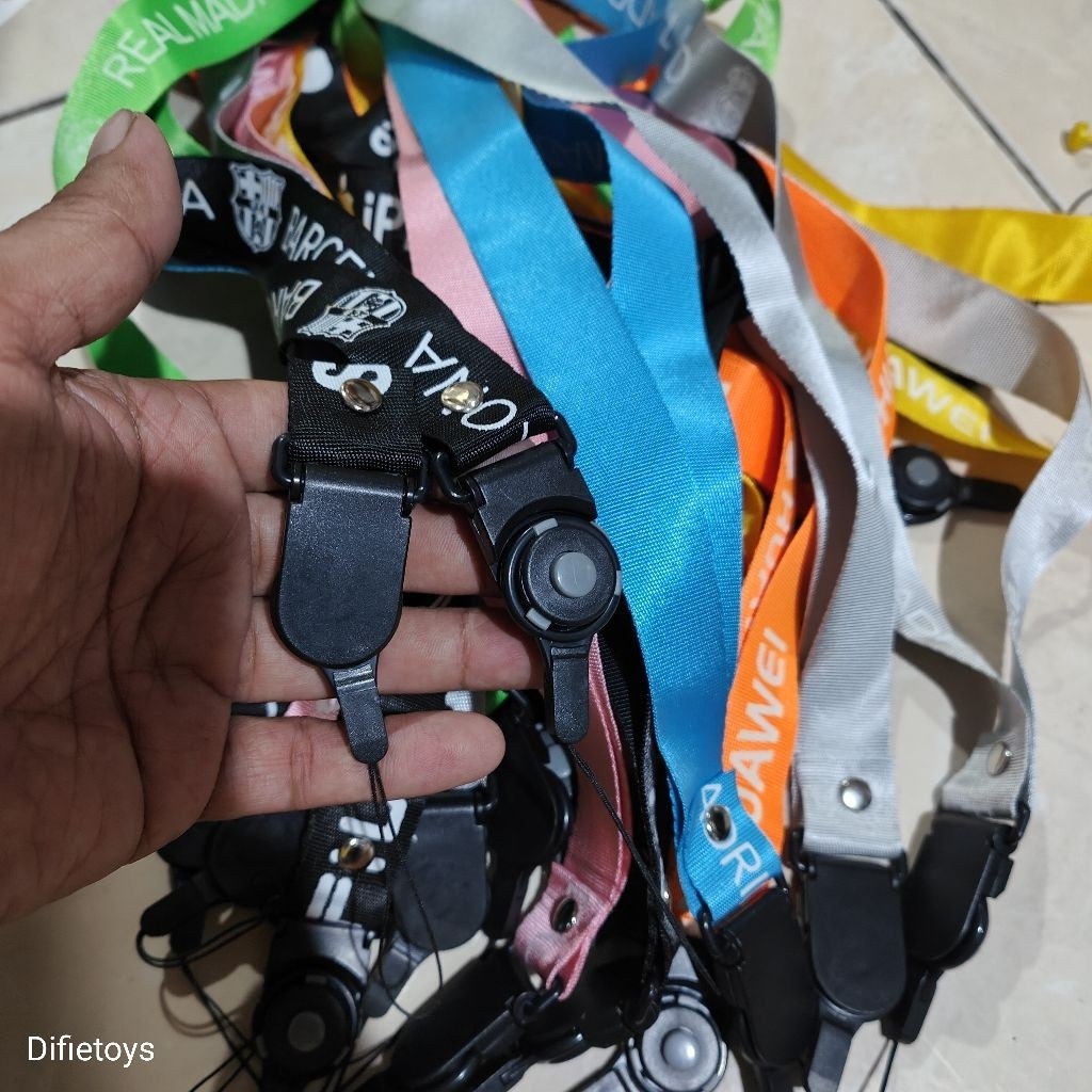tali gantungan hp tali handphone gantungan kunci motor Motif mix
