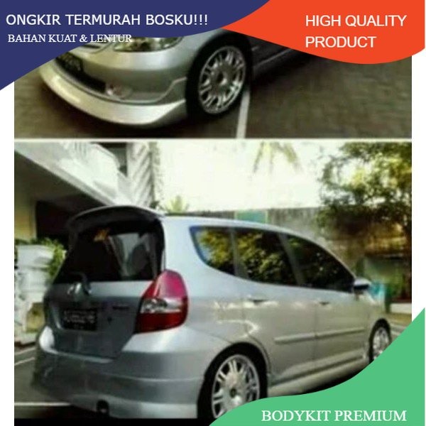 AKSESORIS MOBL ONGKOS KIRIM  BODYKIT HONDA JAZZ GD3 KENSTYLE