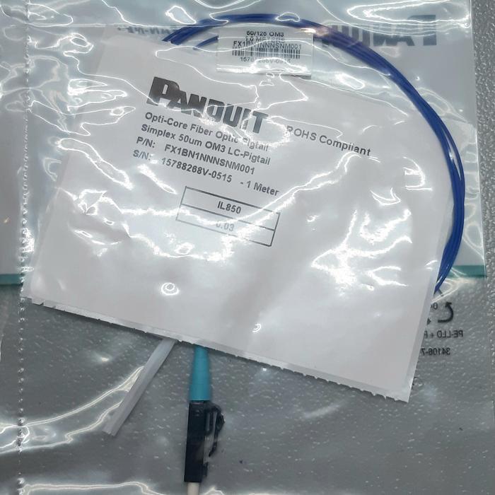Panduit FO LC piqtail 1M MM OM3 Simplex Multimode LC