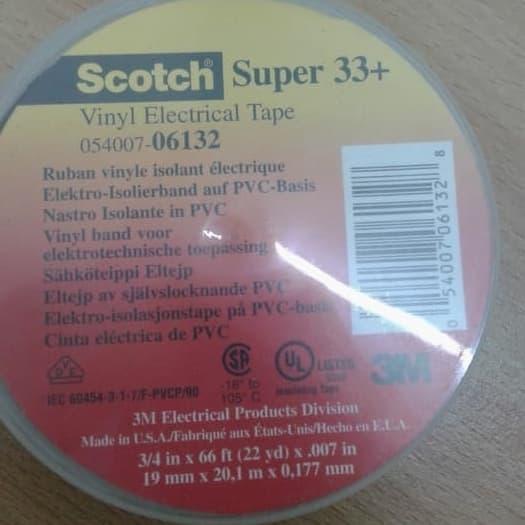 Isolasi 3M Scoth 33+ Original 100% / Isolasi 3 M