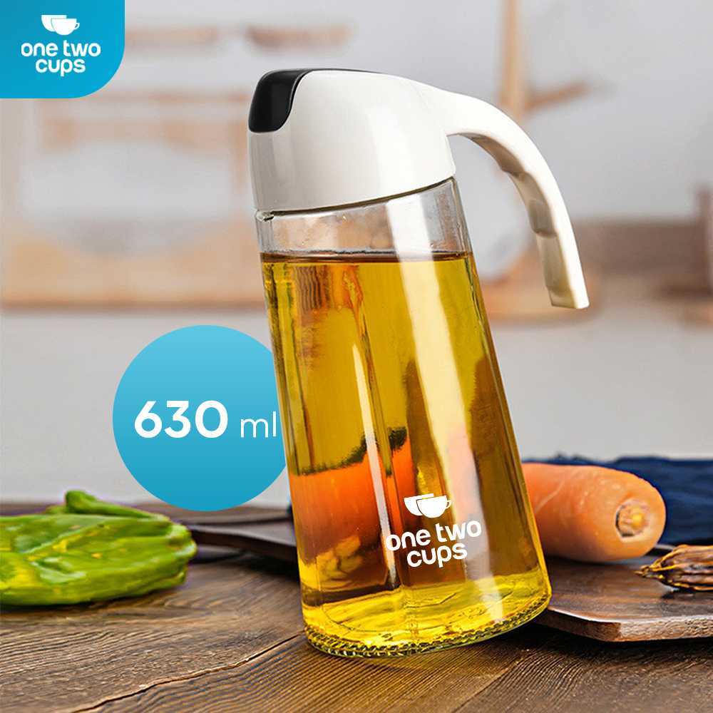 [Bisa COD] Botol Minyak Plastik Serbaguna Seasoning Glass Jar kapasnitas 630ml / botol minyak / boto