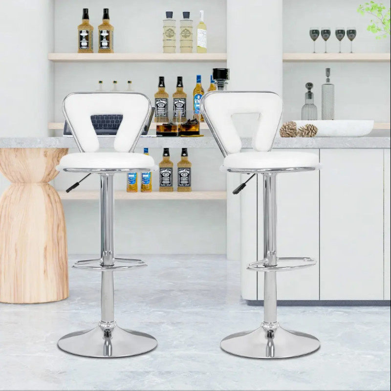 Kursi Bar Hidrolik Kursi Cafe Minimalis Bar Stool Putar 360 derajat Kursi Bar Sandaran Unik Dan Nyam