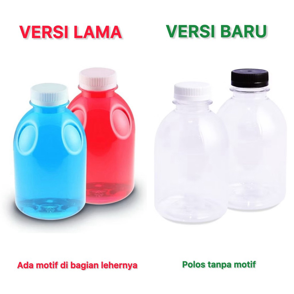 Promo MurahBotol Detox 250 ml / Botol Plastik 250 ml / Botol Unik 250 ml / Botol Gummy 250 ml Terlar