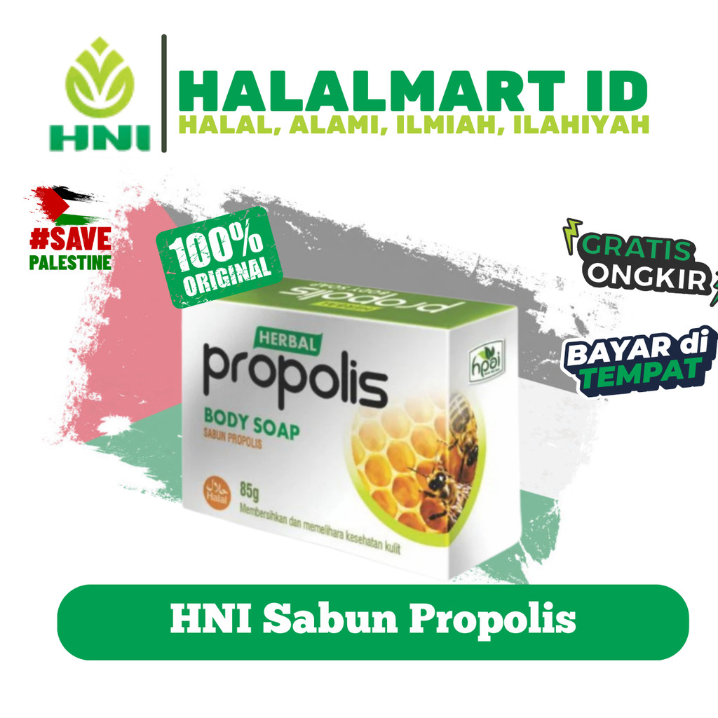 HNI Sabun Propolis - Perawatan Kulit Sensitif, Anti Alergi & Jamur Kulit