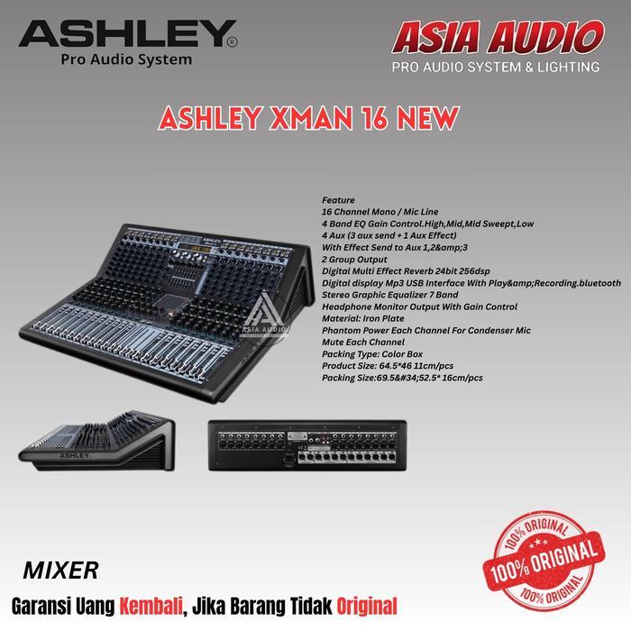 MIXER ASHLEY XMAN 16 NEW GENERATION - XMAN16, KOTAK/BUBBLEWRAP