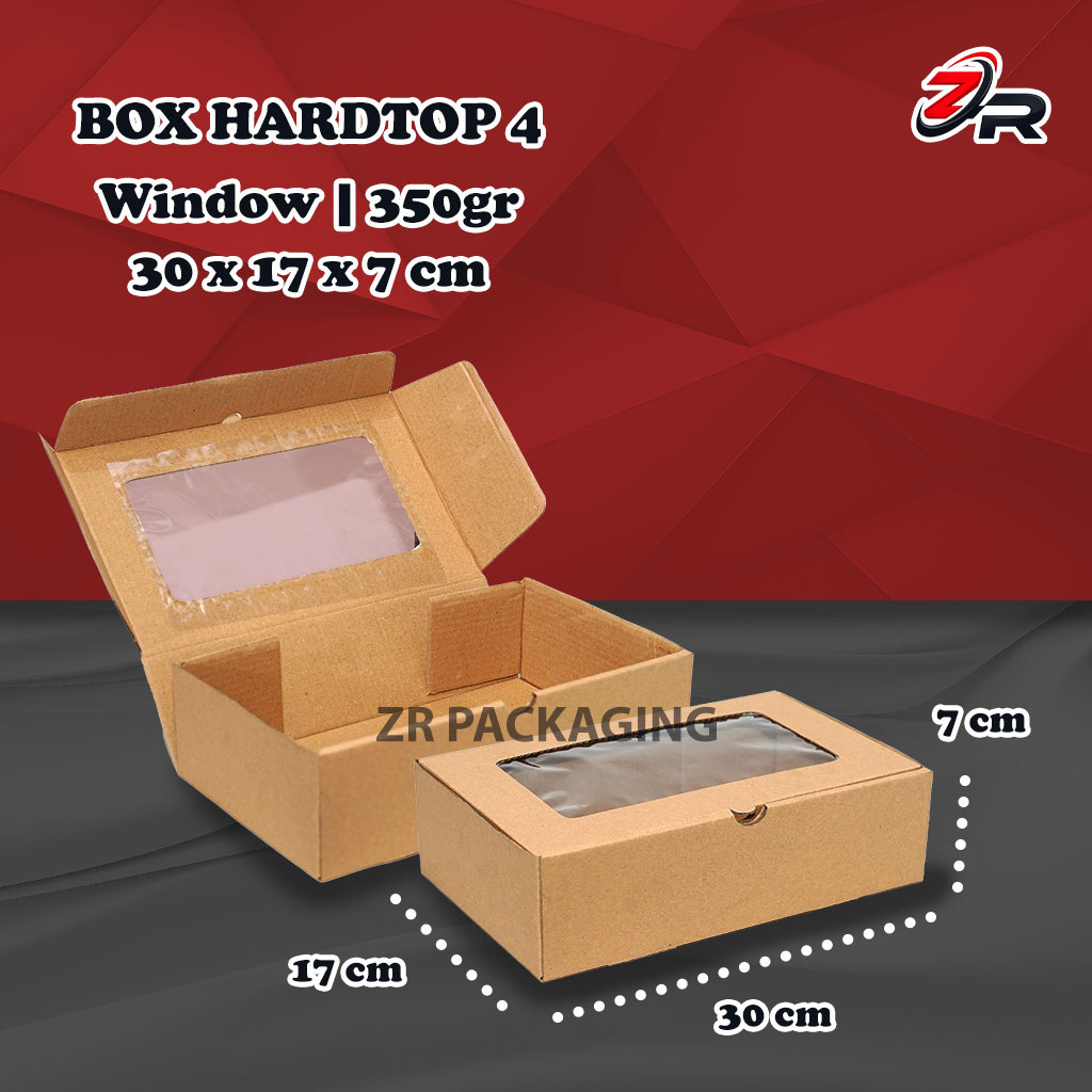 Box Toples Hardtop 500 Gr/Box Toples Persegi/Box Packing