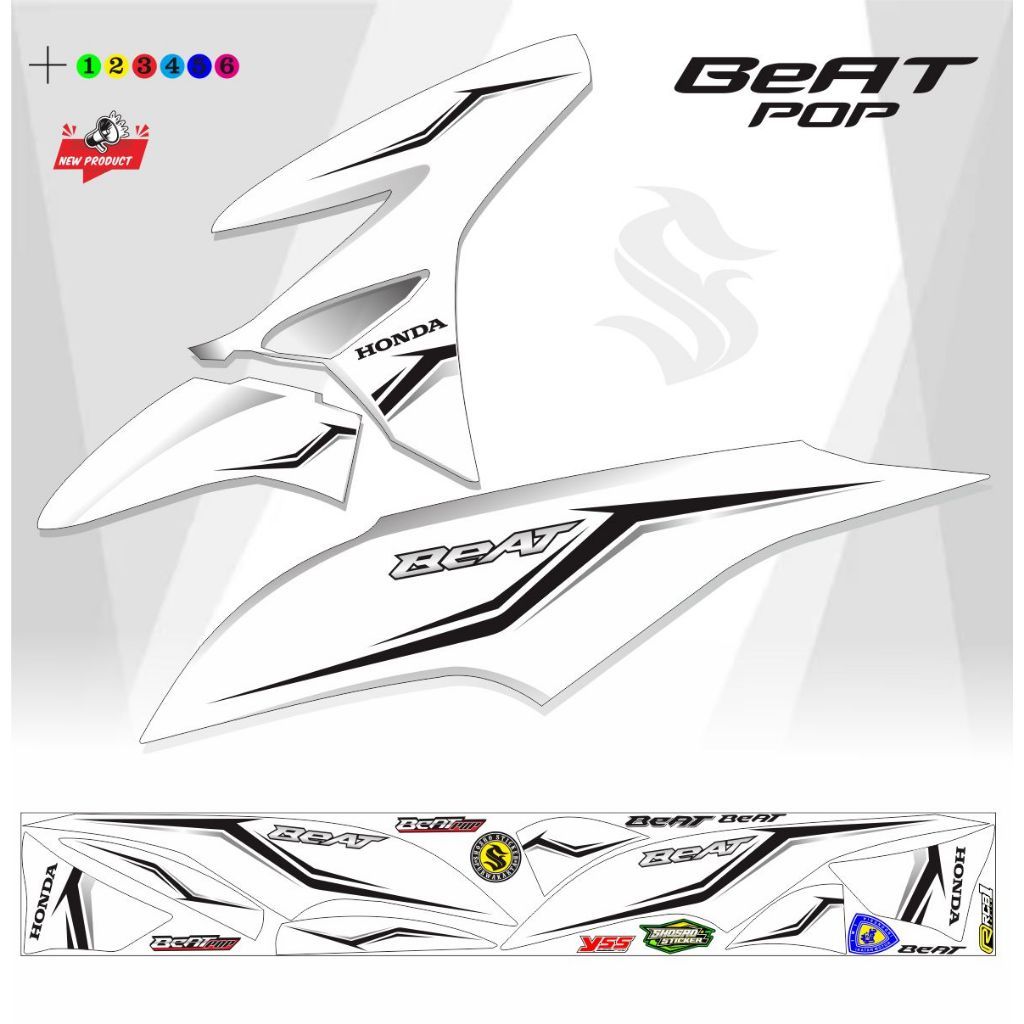 VARIASI POLET BEAT POP / STIKER BEAT POP VARIASI VINYL