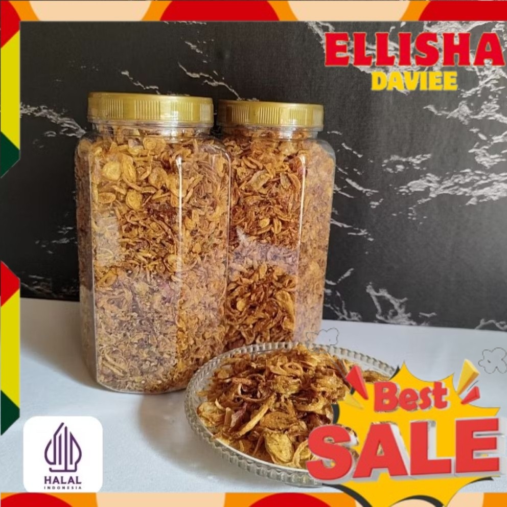 Bawang Merah Goreng Kemasan Toples 500Ml