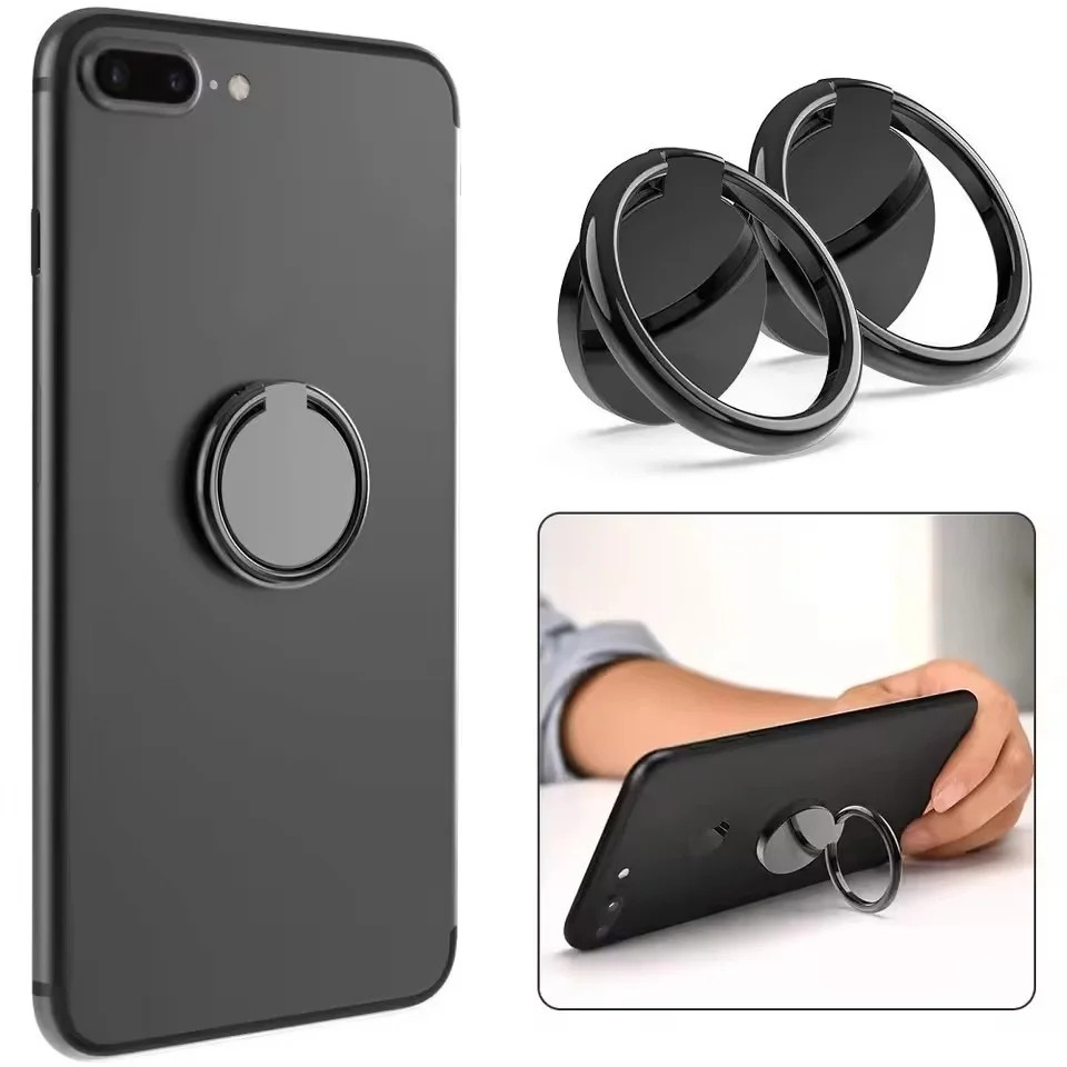 Ring Holder Hp Magnetic 360 Flip 180 Zinc Alloy Phone Stand Finger Grip Anti Jatuh Universal Mobile