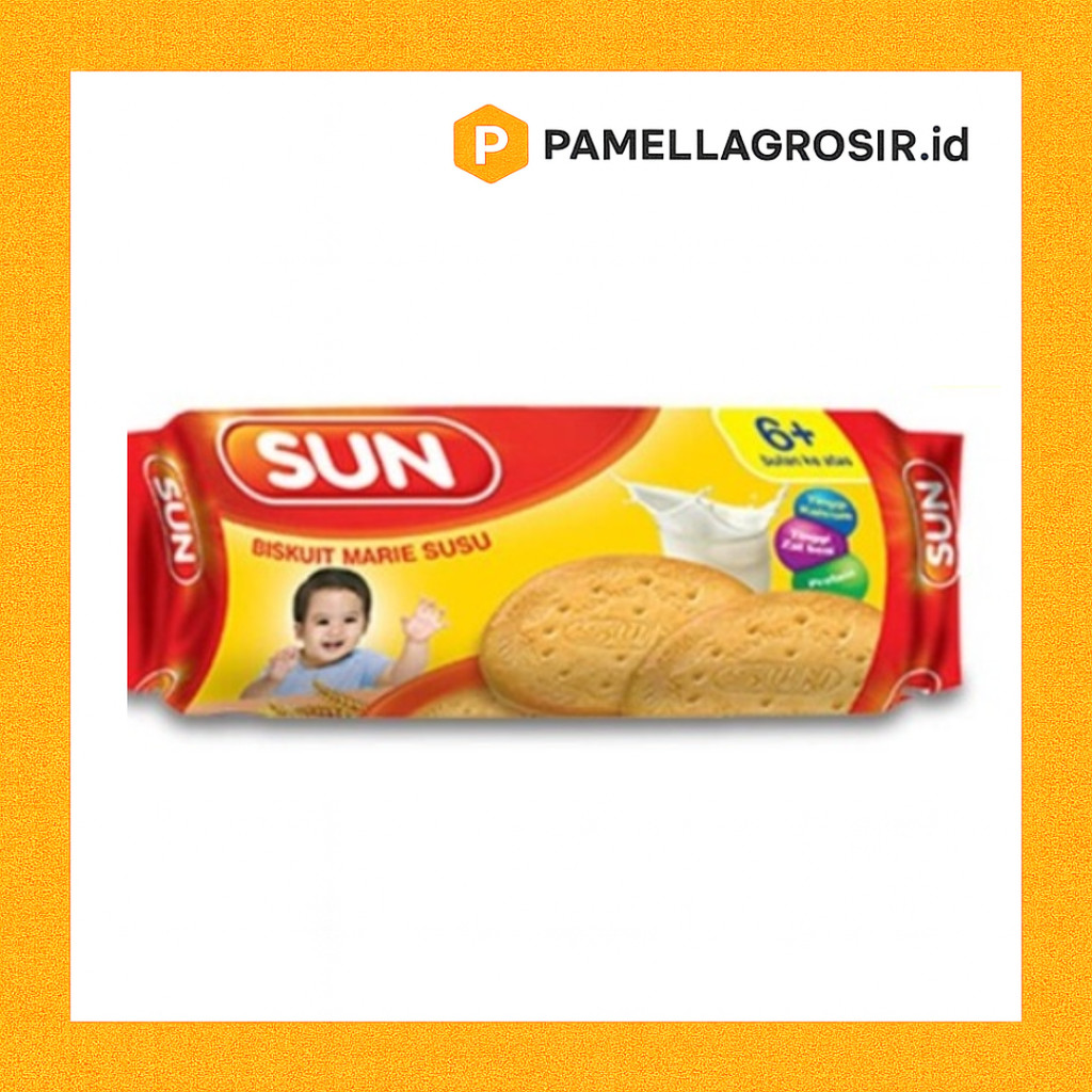 6+ SUN BISKUIT MARIE SUSU 150gr