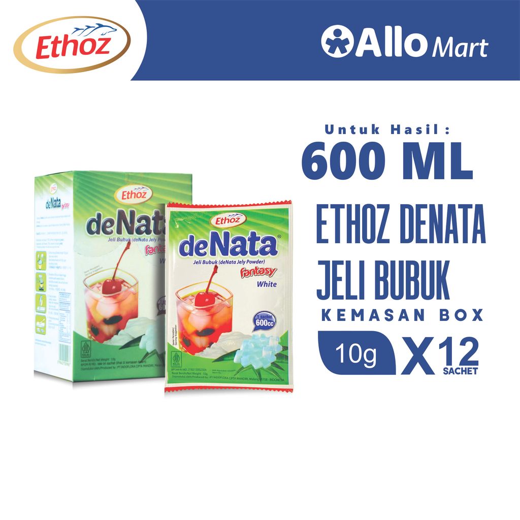 Ethoz DeNata Jelly Powder - Jeli Kelapa 600ml  [1BOX]