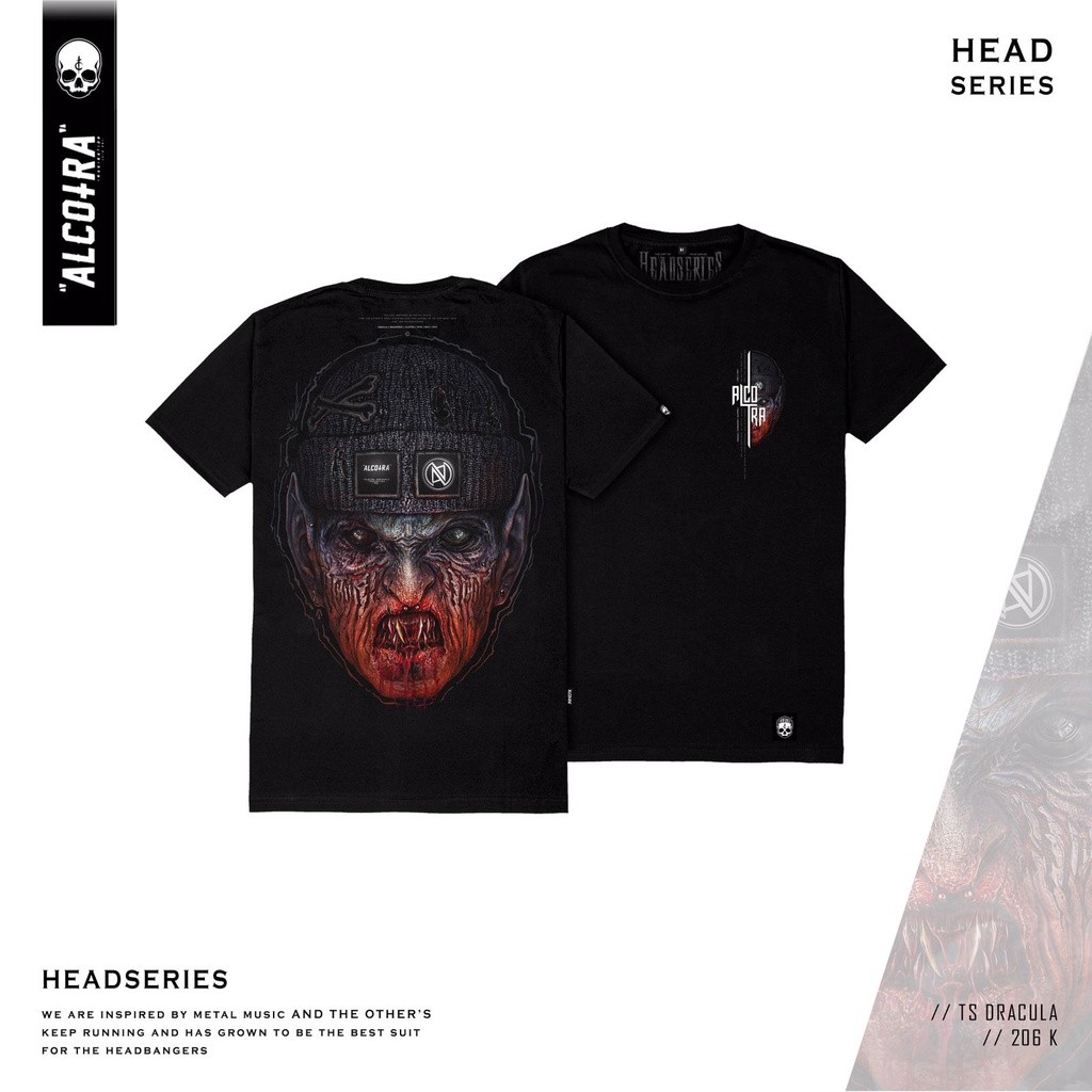 TS DRACULA // T-SHIRT DRACULA // HEAD SERIES Original