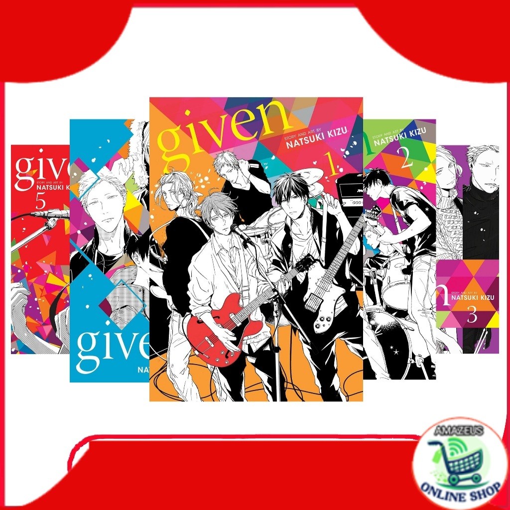 Manga Given (9 book series) by Natsuki Kizu