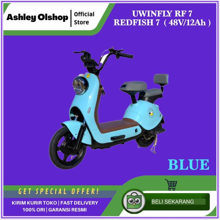 Sepeda Listrik Uwinfly RF7 Redfish 7 Uwinfly RF 7 Blue [ORI RESMI]