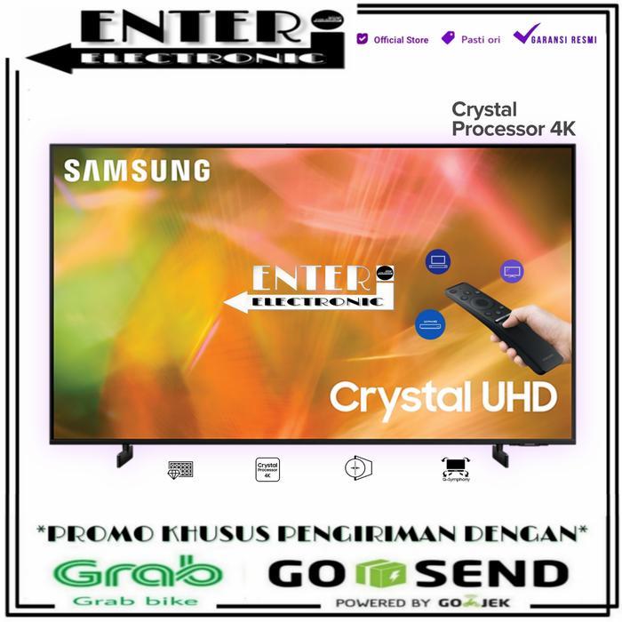 PROMO DISCON CUCI GUDANG SAMSUNG LED UA43AU8000 - SMART TV LED 43 INCH CRYSTAL UHD 4K 43AU8000