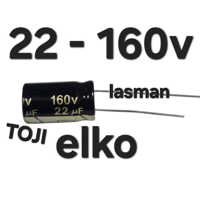 elko elco ( 22uf 160v ) 22mikro 22 mikro uf 160 100v 100 v volt