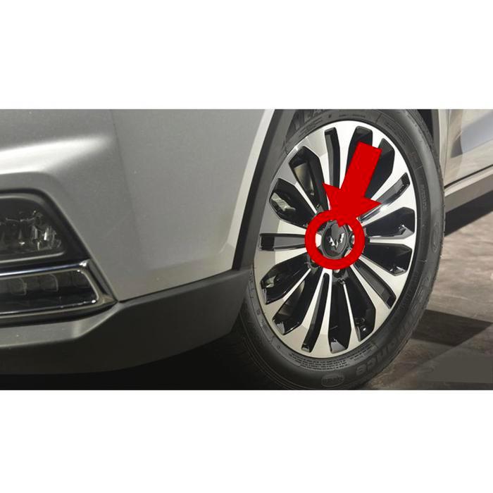 TUTUP DOP RODA MOBIL WULING CORTEZ WARNA HITAM PASS