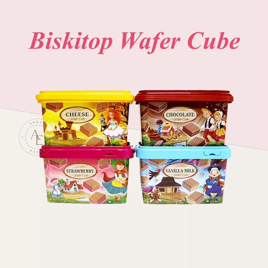Biskitop Wafer Cube 180 gr