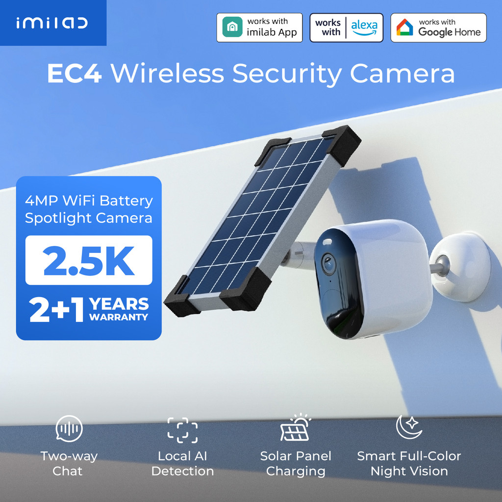 IMILAB EC4 Camera Outdoor Video Surveillance 2.5K HD IP WiFi Web Cam Wireless Smart Home Yard Securi