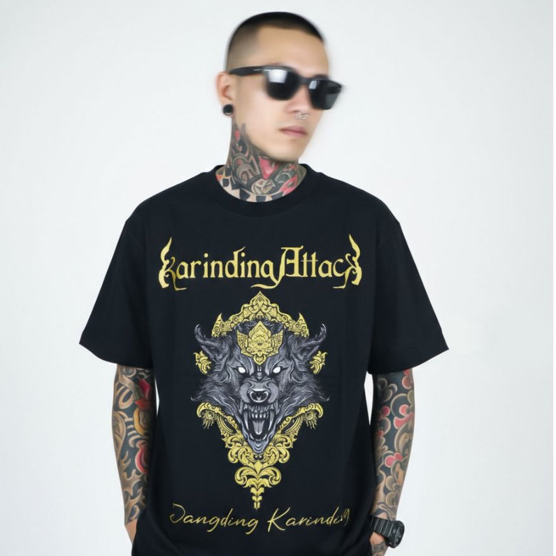 COD Tshirt Karinding Attack - Dangding Black Katun S-XL