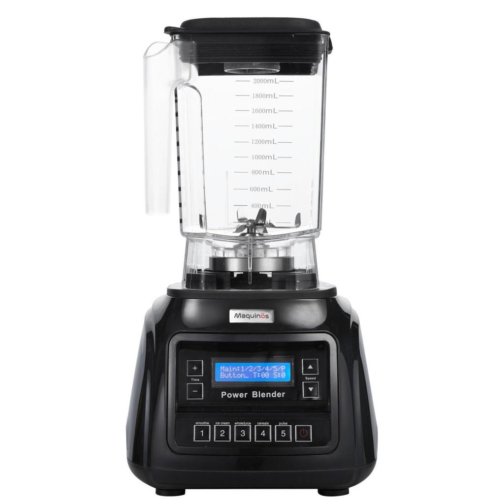 Maquinos Heavy Duty Power Blender PB 200 / Heavy duty Blender - Black