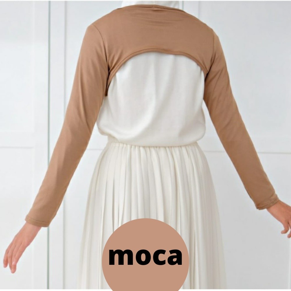 Berojaya- *hijabbyadiba* MANSET BALERO CROP TOP KIMBERLY MANSET LENGAN SAMBUNG BALERO MANSET LENGAN 