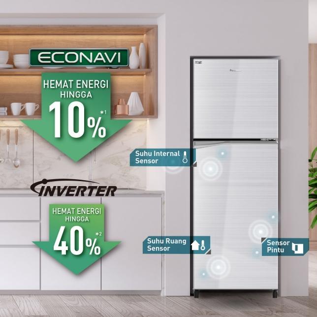 PANASONIC NRBB210VH Kulkas 2 Pintu 210 lt
