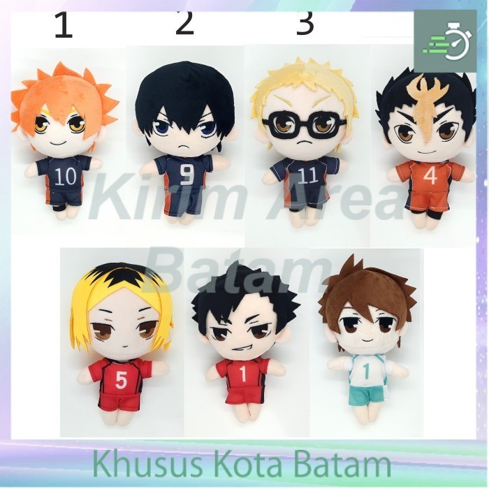 boneka 20 cm haikyuu