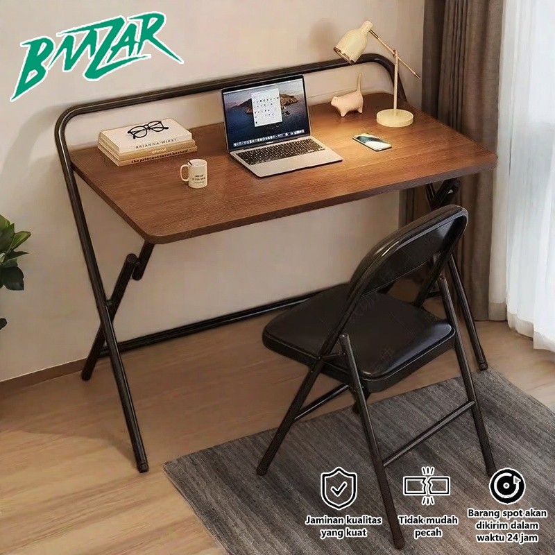 BMZAR Meja Lipat Portable Meja Adjustable Meja Laptop Meja Asrama Sewaan Mudah Dilipat
