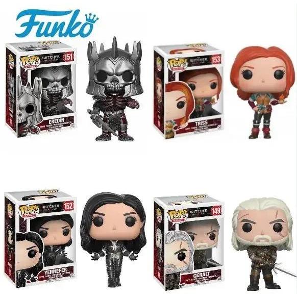 FUNKO GAMES The Witchers Wild Hunt EREN 151# TRISS 153# YENNEFER 152# Vinyl Action Figure CIRI & GER