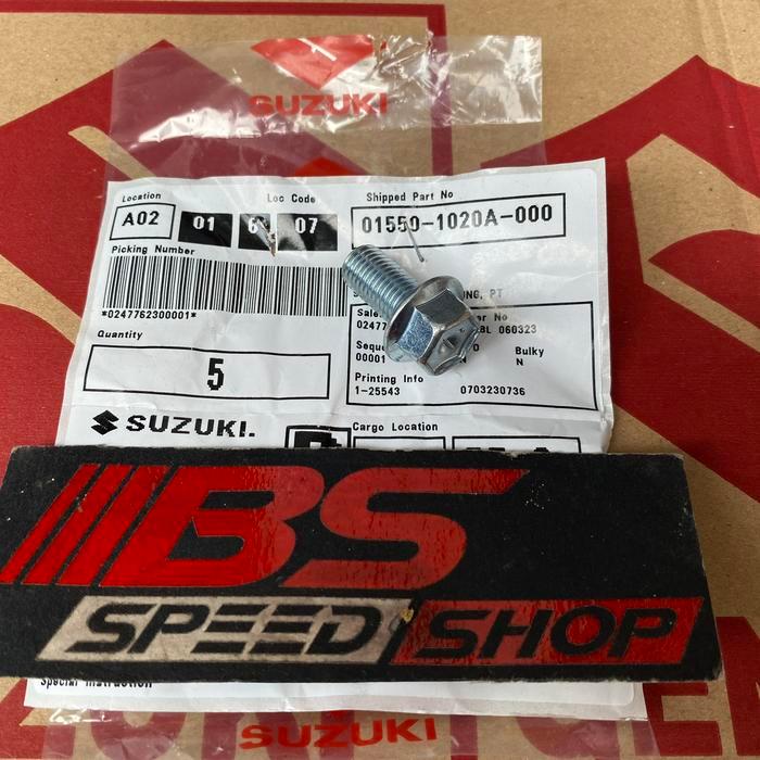 Baut Behel Baut kaliper Belakang Suzuki Satria 2Tak Hiu Lumba Sgp