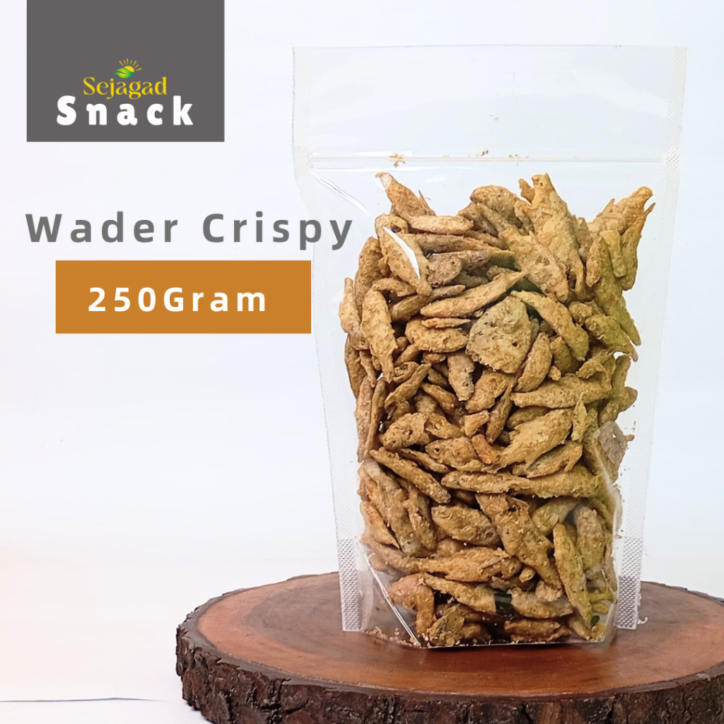 Sejagad Keripik Wader Crispy Cemilan Asin Gurih Enak Wader Crispy Goreng 250gr