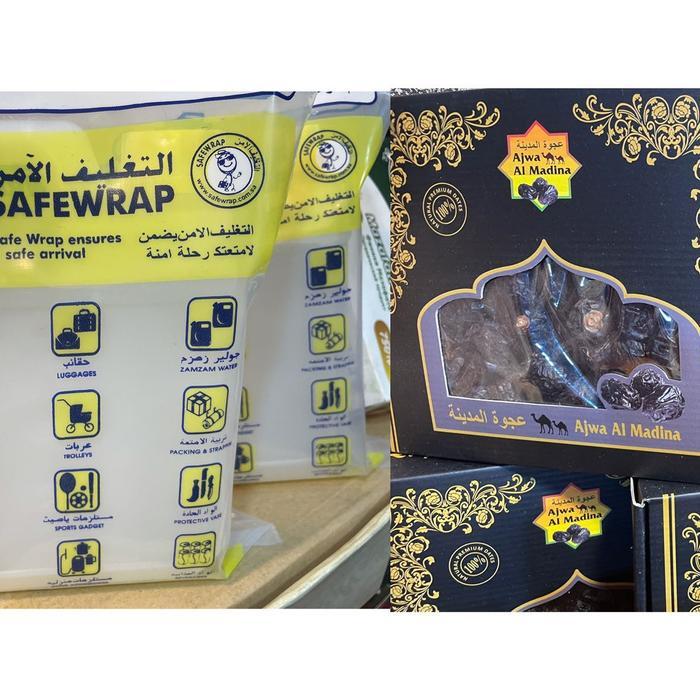 Paket hemat air zamzam 1 liter dan kurma ajwa almadina 1kg - -