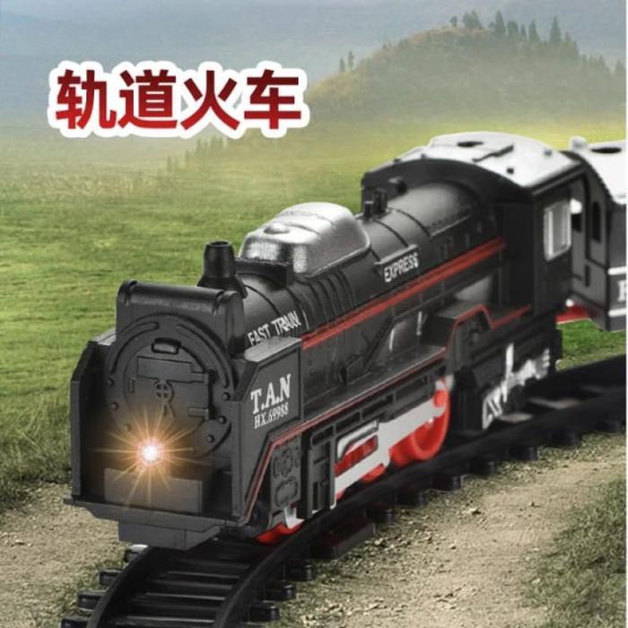 Mainan Anak Rel Kereta Api Elektrik Isi 13PCS / Rail King - TANPA BUBBLE