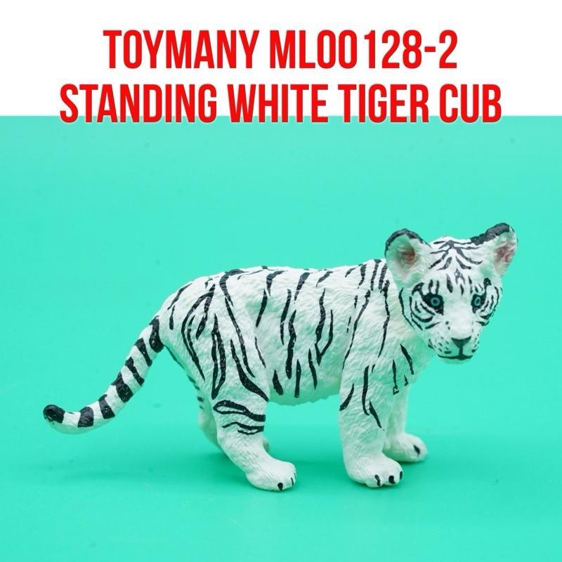 ToyMany ML00128-2 | White Tiger Cub Anak Macan Harimau Putih Bengala Bengal Betina Panthera Tigris |