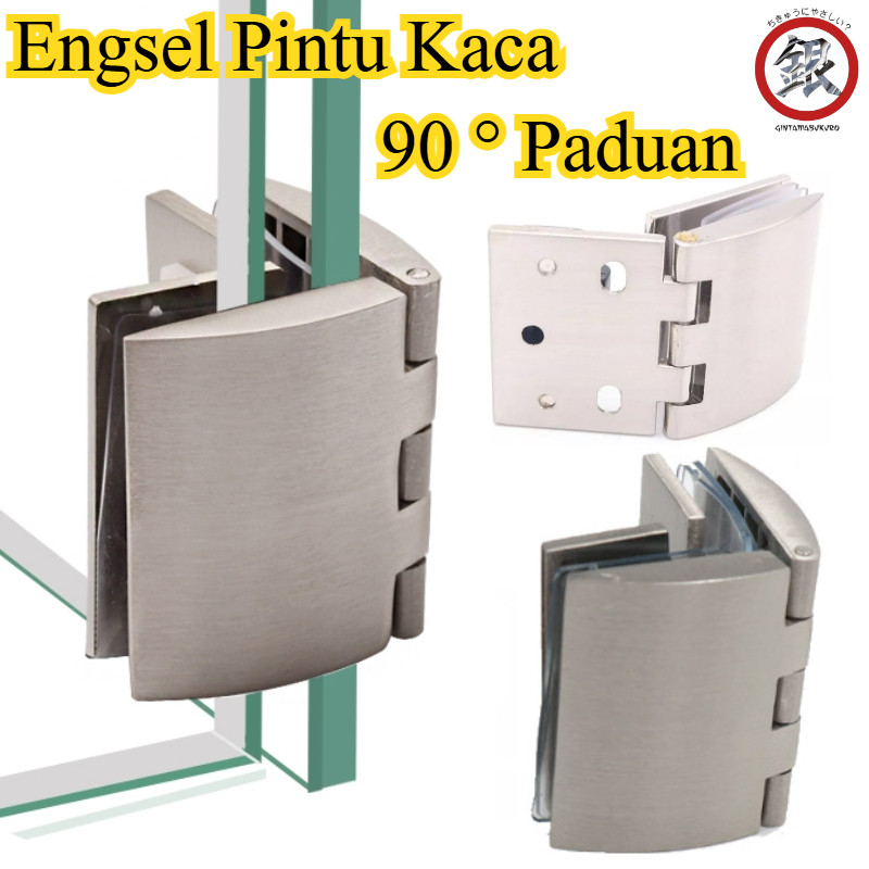 90 Derajat Engsel Jepit Kaca/ Ke Kaca Engsel Pintu/ Lemari Besar Cabinet Side Hinge/ Engsel Pintu Ka