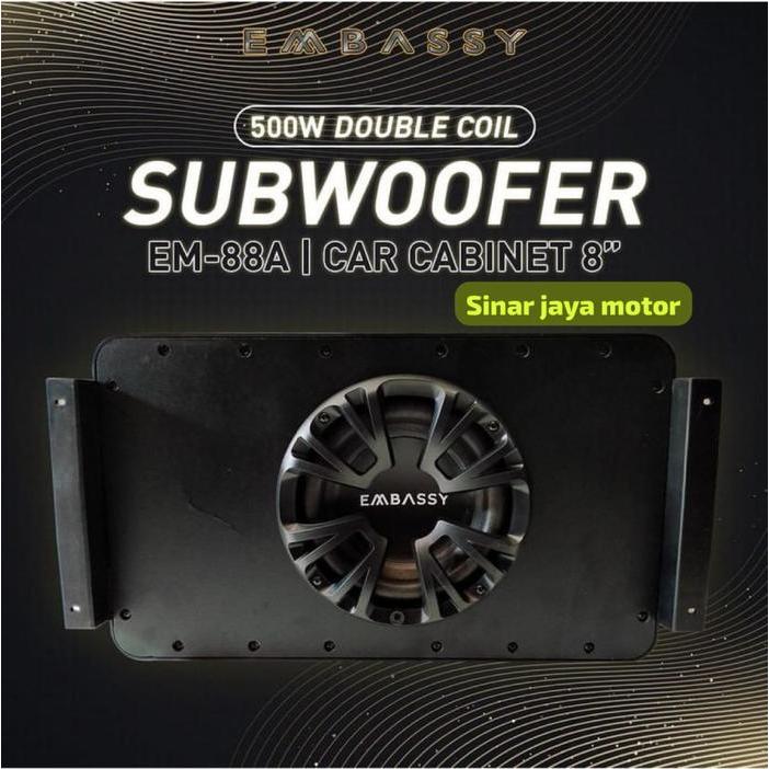 Subwoofer 8 inch Car Subwoofer Cabinet Embassy nya Murah Bagus