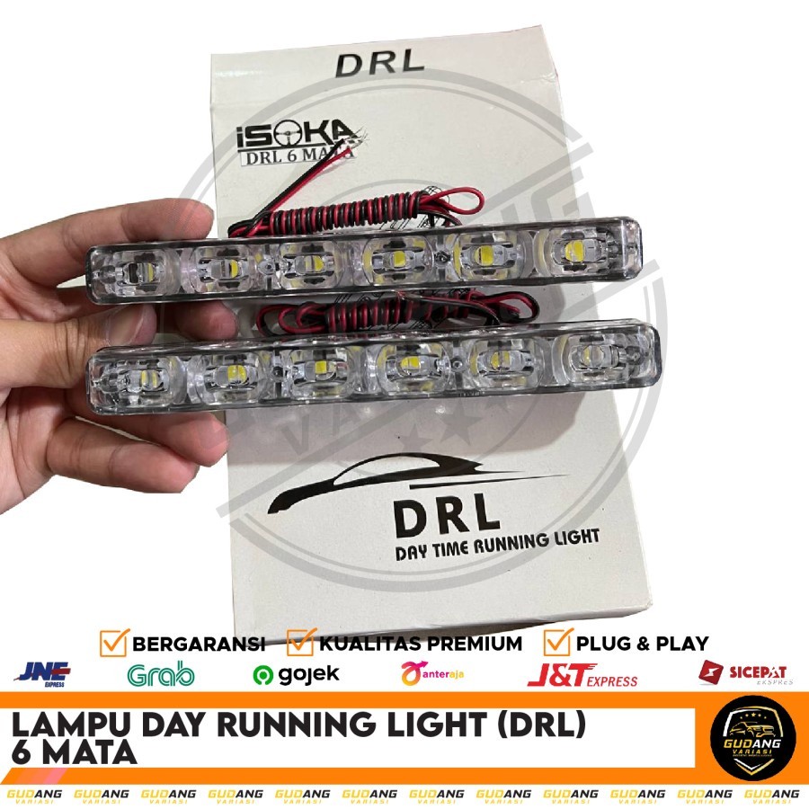Lampu DRL 6 Mata