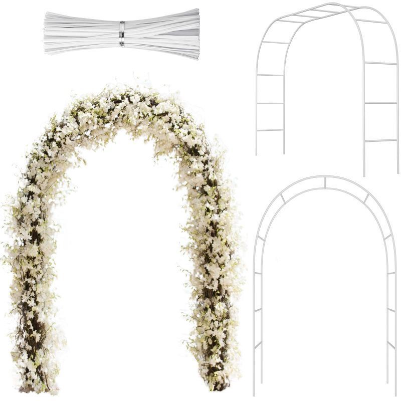 Besi Lengkung Dekorasi 2Leyer Pergola Besi Dekorasi 2 4M X 1 4M Lingkar Besi Pergola Dekorasi Pintu