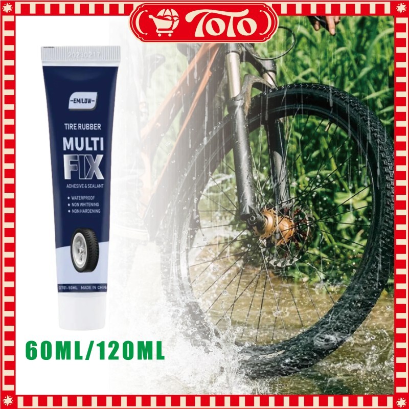 Lem Ban Mobil 120ml Super Kuat untuk Retak Ban Roda Kendaraan Lem Karet Tambal Ban Glue Repair