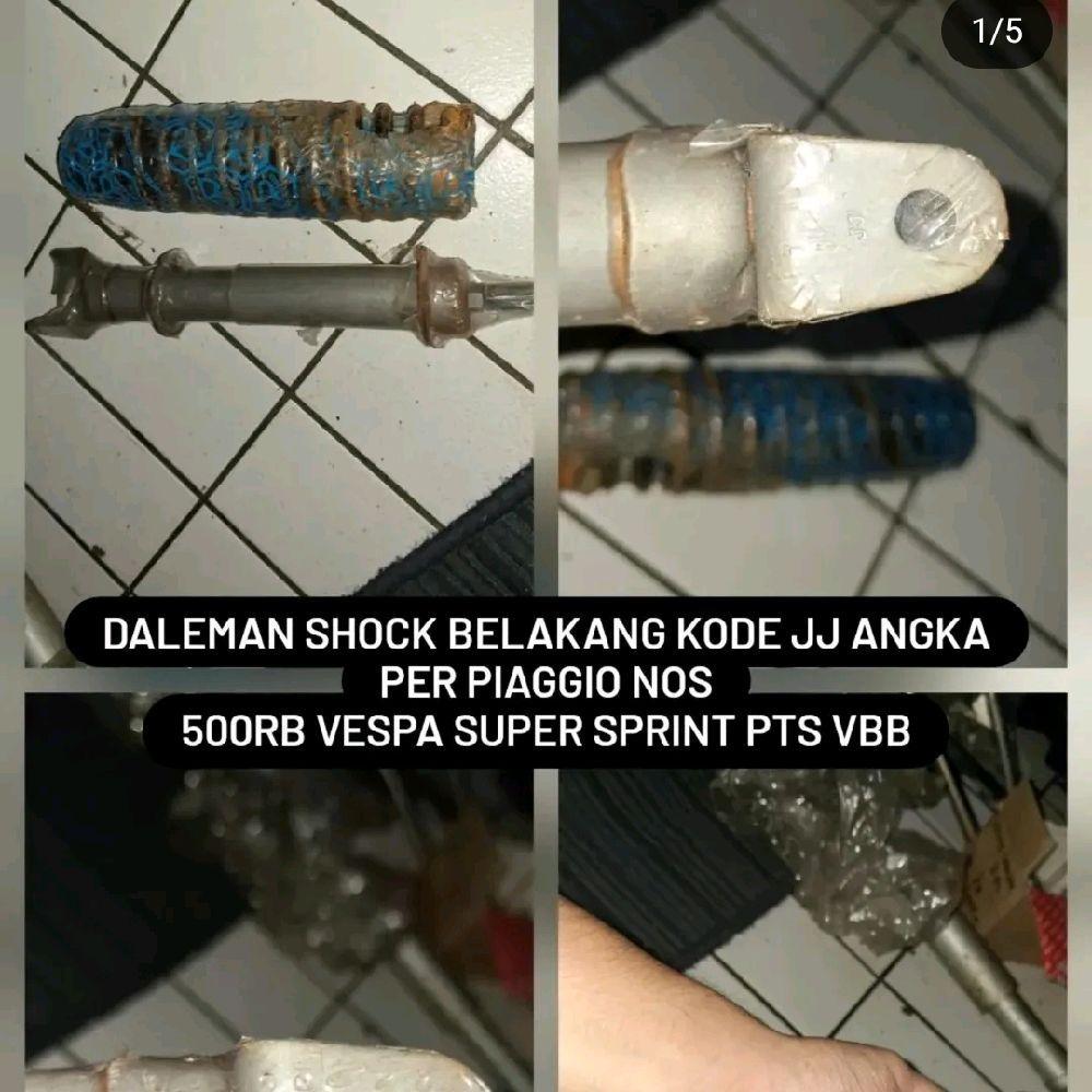 shock belakang vespa super sprint pts vbb nos sesuai foto merk jj
