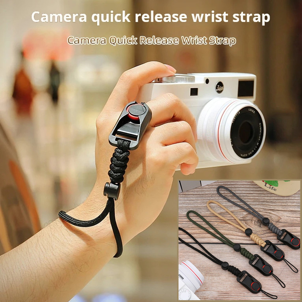 Tali Pergelangan Tangan Kamera Quick Release Untuk Sony A9 Nikon Z7 Z6 Z5 Fuji Canon R50 R100 200D R